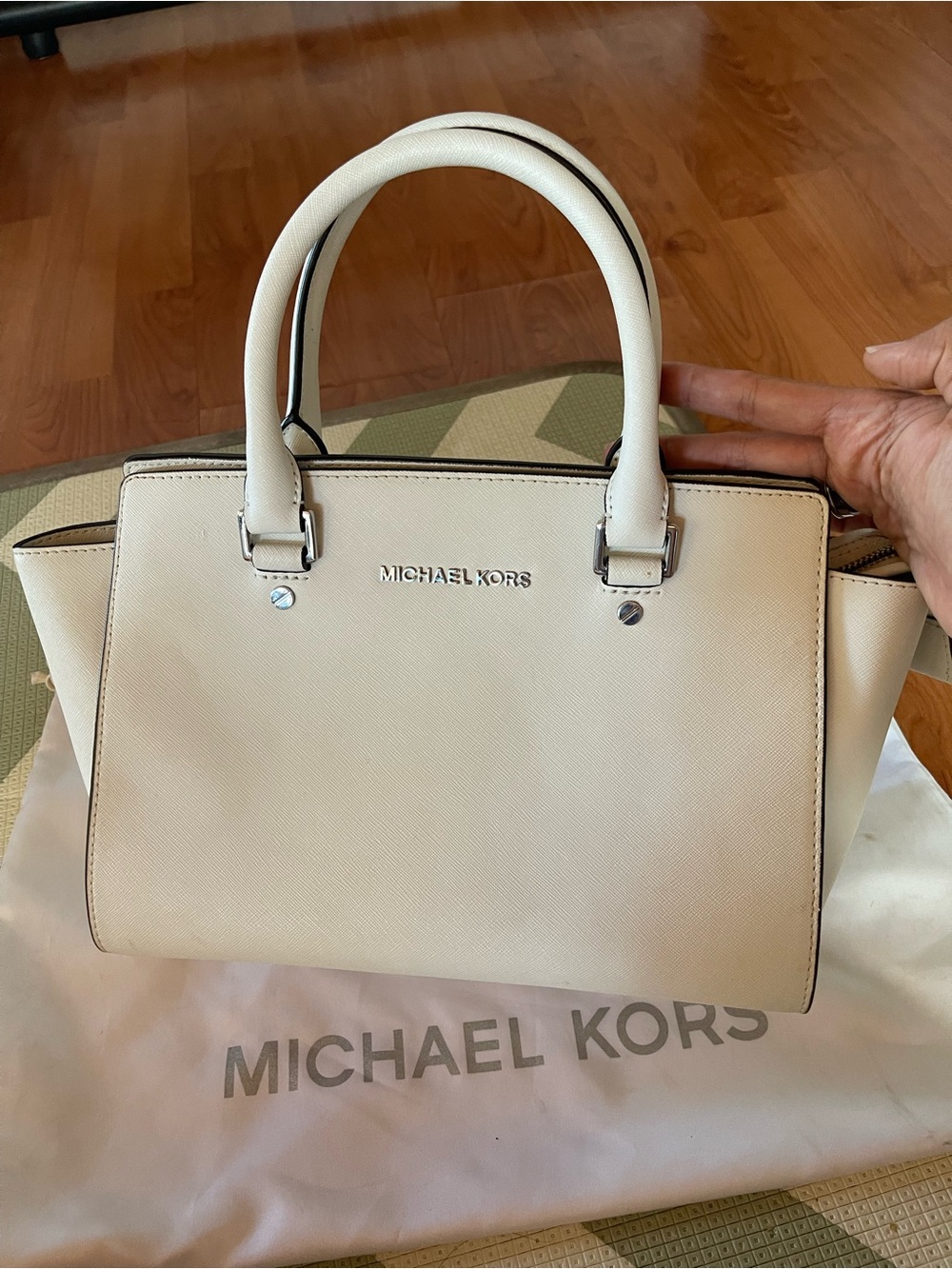 Michael Kors Selma Saffiano Leather Satchel